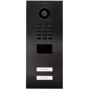 DoorBird D2102V Buitenunit voor Video-deurintercom via WiFi LAN RVS V2A (geborsteld), Titaan optiek