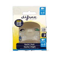 Fopspeen natural 0-6 maanden nacht 1 Stuks