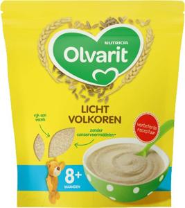 Olvarit Ontbijtpap tarwe en rogge 8+ maanden