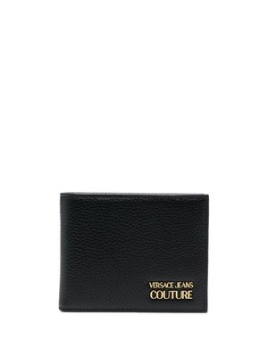 Versace Jeans Couture portefeuille à plaque logo - Noir