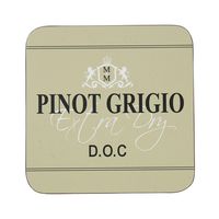Onderzetter Pinot Grigio, set van 6