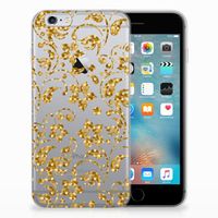 Apple iPhone 6 | 6s TPU Case Gouden Bloemen