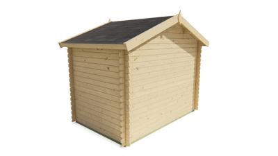 Blokhut - Tuinhuis Sten | 28 mm | vuren honinggeel geïmpregneerd