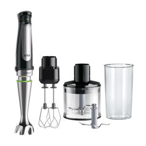 Braun MultiQuick 7 0X22111427 blender Staafmixer 1000 W Zwart, Gesatineerd staal