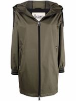 Herno imperméable zippée à capuche - Vert