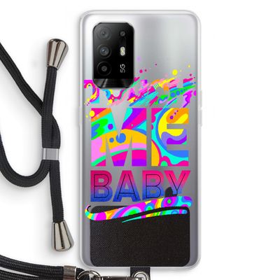Touch Me: Oppo A95 5G Transparant Hoesje met koord