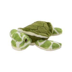 Pluche knuffel zeeschildpad van 19 cm   -