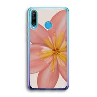 Pink Ellila Flower: Huawei P30 Lite Transparant Hoesje