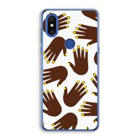 Hands dark: Xiaomi Mi Mix 3 Transparant Hoesje
