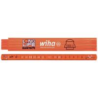 Wiha Elektriker Gliedermaßstab Longlife® 42068 Duimstok 2 m Kunststof