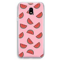 Watermeloen: Samsung Galaxy J3 (2017) Transparant Hoesje