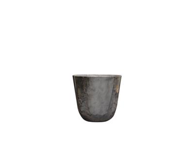 Pot Palermo marble grey D17 H15 cm - Ts
