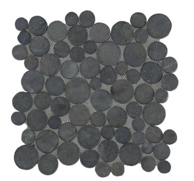 Stabigo Mosaic coin gray 30x30 cm