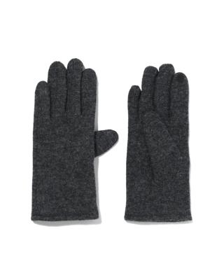HEMA Dameshandschoenen Wol Touchscreen Zwart (zwart)