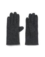 HEMA Dameshandschoenen Wol Touchscreen Zwart (zwart)