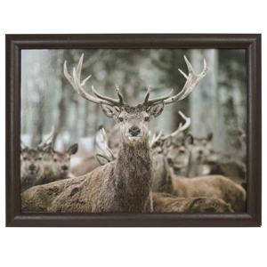 Schoottafel - hert print - 43 x 32 cm - laptray - schootkussen - schootblad