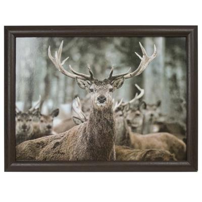 Schoottafel - hert print - 43 x 32 cm - laptray - schootkussen - schootblad