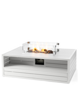 Happy Cocooning: Vuurtafel Aluminium Rechthoek - Wit Happy Cocooning: Vuurtafel Aluminium Rechthoek - Wit