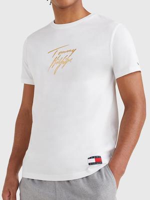 Tommy Hilfiger - T-shirt - Crew Neck - Logo - ZB9, Maat:M