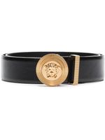 Versace ceinture Medusa Biggie en cuir - Noir