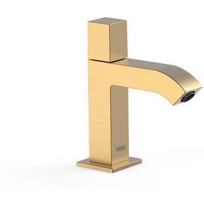 Fonteinkraan Tres Cuadro | Opbouw | Koudwater kraan | Standaard model | Vierkant | 24k Goud mat
