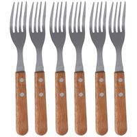 24x BBQ vorken set RVS zilver 22 cm - thumbnail