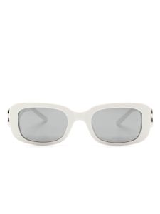 Balenciaga Eyewear lunettes de soleil Dinasty à monture rectangulaire - Blanc