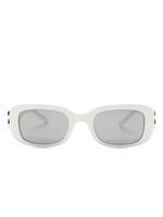 Balenciaga Eyewear lunettes de soleil Dinasty à monture rectangulaire - Blanc