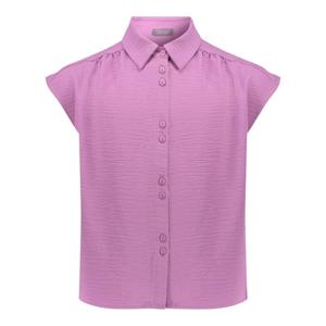 Geisha zomer blouse meisjes - crinckle - lavendel