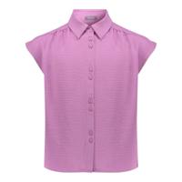 Geisha zomer blouse meisjes - crinckle - lavendel