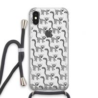 Makis: iPhone XS Transparant Hoesje met koord
