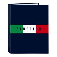 Ringmap Benetton Flag Marineblauw A4 26.5 x 33 x 4 cm