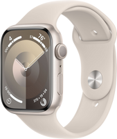 Apple Watch Series 9 45 mm Digitaal 396 x 484 Pixels Touchscreen 4G Beige Wifi GPS - thumbnail