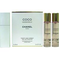 Coco Mademoiselle eau de toilette twist and spray navulbaar, 3x 20 ml