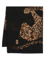 Saint Laurent Pre-Owned foulard à imprimé léopard (années 1970) - Marron