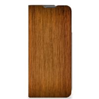 OnePlus Nord CE 2 5G Book Wallet Case Donker Hout