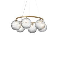 Nuura Miira 6 Circular Hanglamp - Messing - Helder