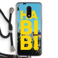 Habibi Majorelle : OnePlus 7 Transparant Hoesje met koord Habibi Majorelle : OnePlus 7 Transparant Hoesje met koord
