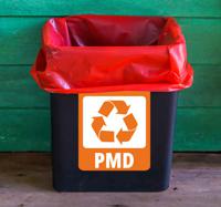 Container sticker PMD logo afval