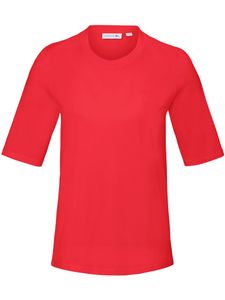 Shirt van 100% katoen met ronde hals Van Lacoste rood Shirt van 100% katoen met ronde hals Van Lacoste rood