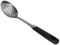 Cookinglife Opscheplepel - Schuimspaan - Lepel met openingen - Daily - RVS Zwart