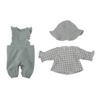Little Dutch babypop kleertjes Fresh Green Check - groen