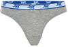 JHK 903 Ladies´ Thong (3 Pack) - Grey Melange - M