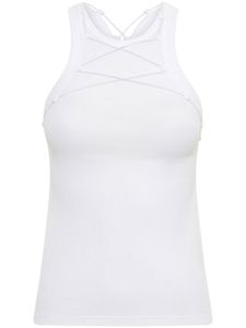 Dion Lee débardeur Lock à lien de resserrage - Blanc