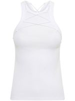 Dion Lee débardeur Lock à lien de resserrage - Blanc
