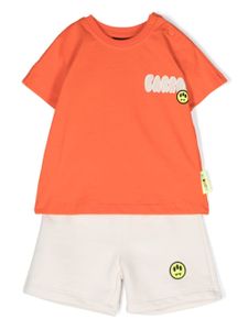 Barrow kids ensemble haut-short à logo imprimé - Tons neutres