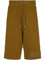 Balmain short à logo imprimé - Marron - thumbnail