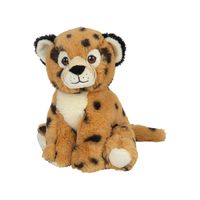 Pluche knuffel cheetah jachtluipaard van 19 cm