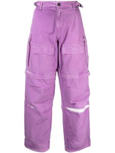 DARKPARK pantalon ample à poches cargo - Violet