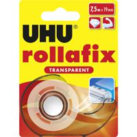 UHU rollafix TRANSPARENT 36955 Plakband Transparant (l x b) 7.5 m x 19 mm 1 stuk(s) - thumbnail